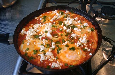Shakshuka with sourdough